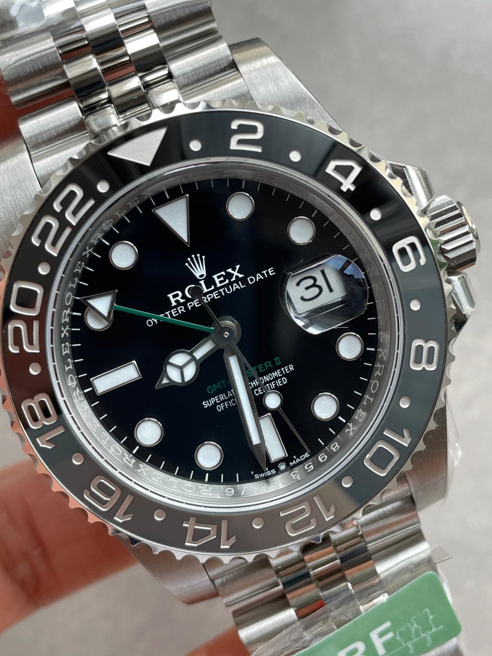ARF Factory 1:1 Rolex GMT-Master II 126710 GRNR Bruce wayne Best Edition Black/grey Ceramic VR3285 CHS