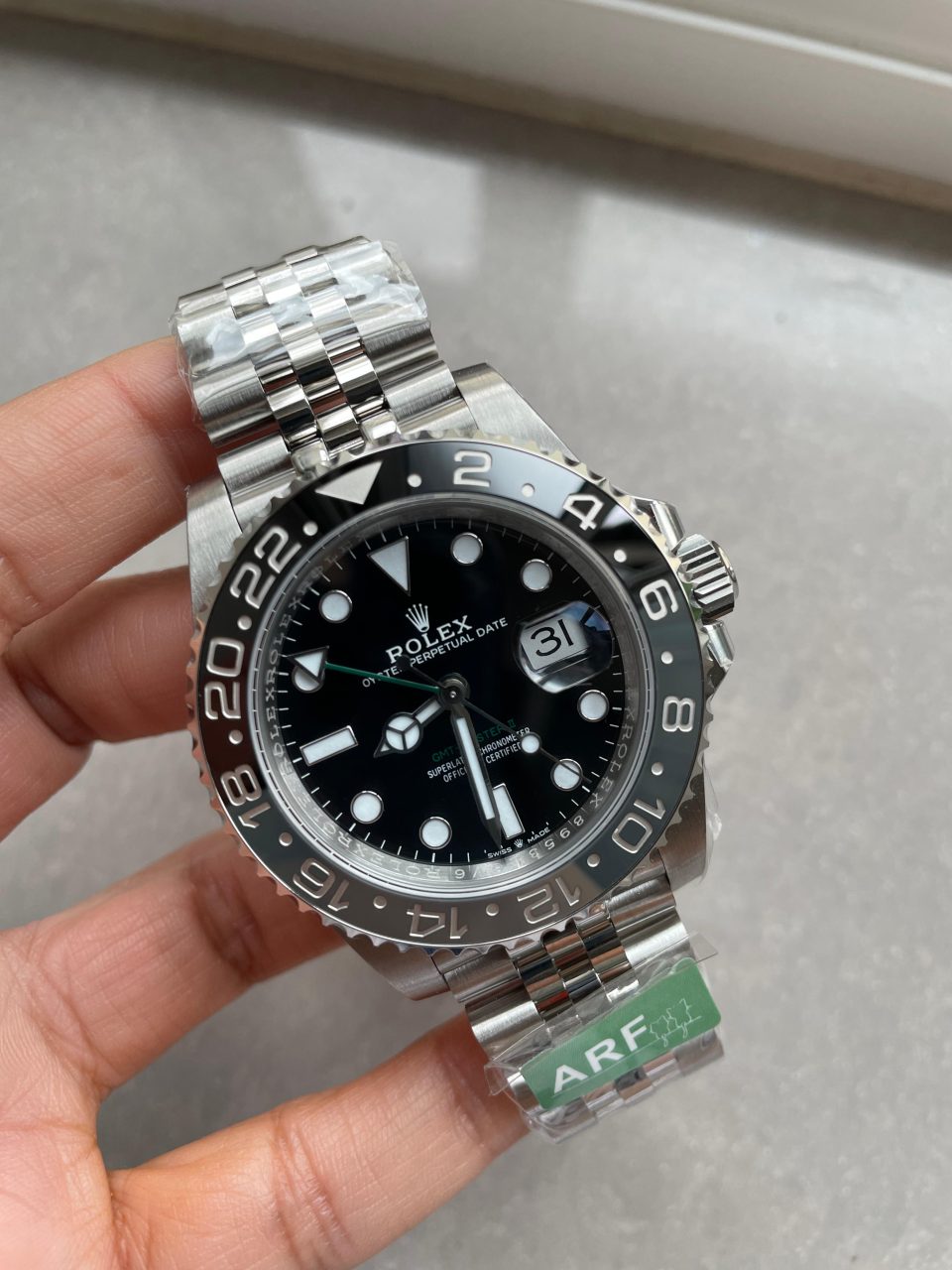 ARF Factory 1:1 Rolex GMT-Master II 126710 GRNR Bruce wayne Best Edition Black/grey Ceramic VR3285 CHS
