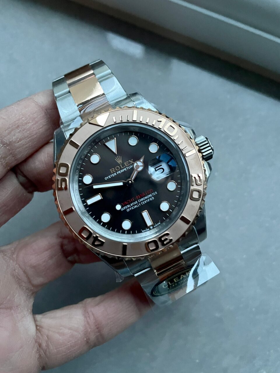 CF FACTORY 1:1 Rolex Yacht-Master 116621 SS/RG 904L steel Black Dial VS3235