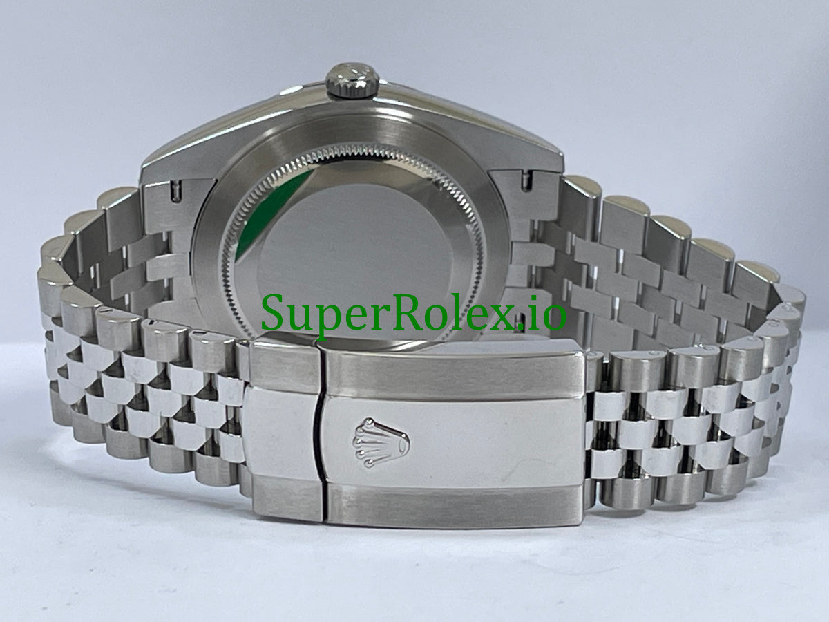 Rolex Datejust 41 White Gold Bright Blue Motif Dial Ref.126334
