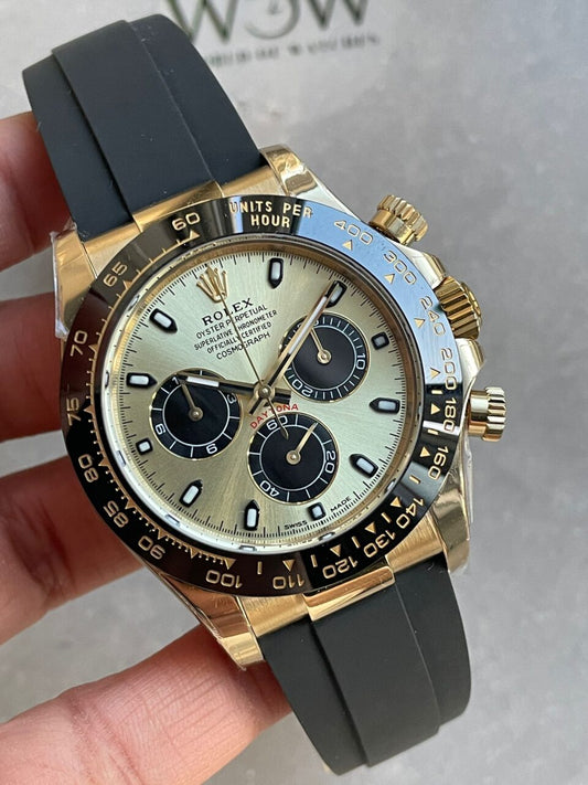 BTF factory 1:1 Rolex Daytona 116518 Best Edition YG/Black Dial SA4130 V2