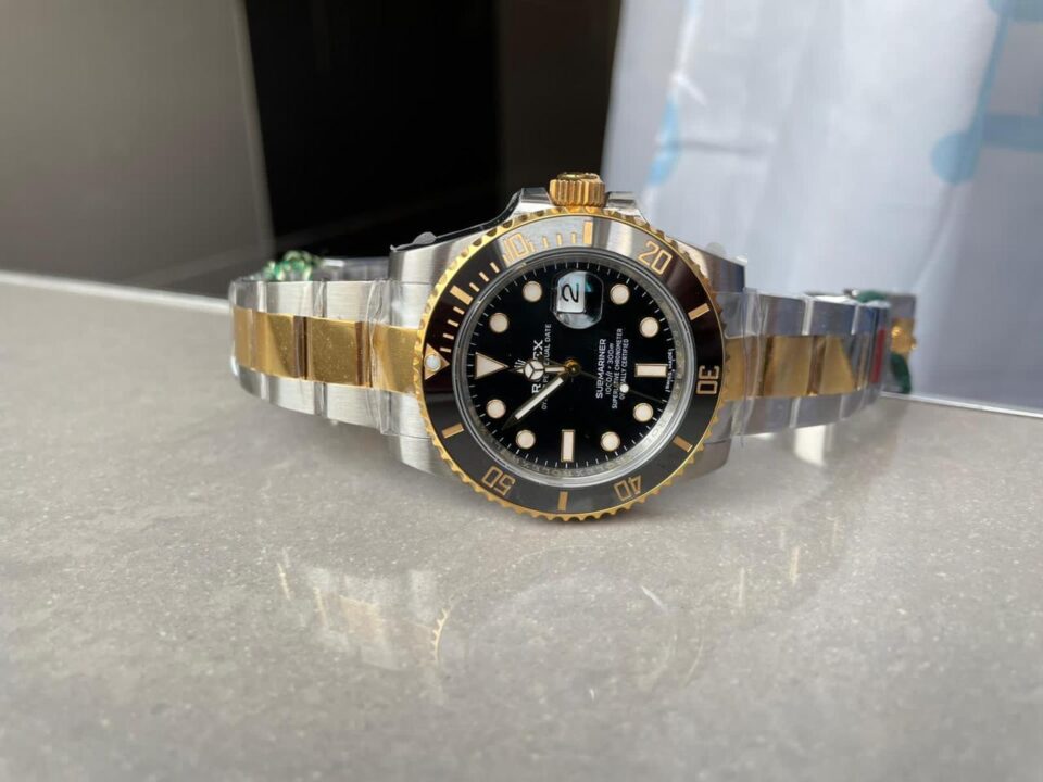 VSF FACTORY 1:1 Rolex Submariner 116613 LN SS/YG Best Edition Black Ceramic 904L Steel VS3135