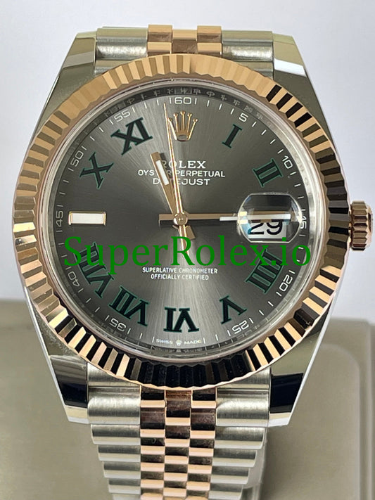 Rolex Datejust 41 Steel and Everose Gold Ref.126331