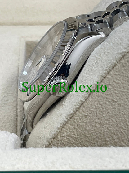 Rolex Lady-Datejust 28 Silver Roman Dial Ref.279174