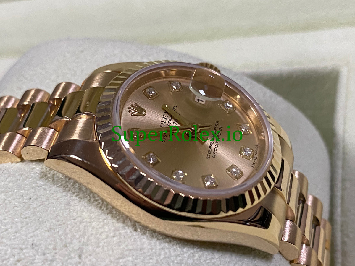 Rolex Lady-Datejust 26 Yellow Gold Diamond Dial Ref.179178
