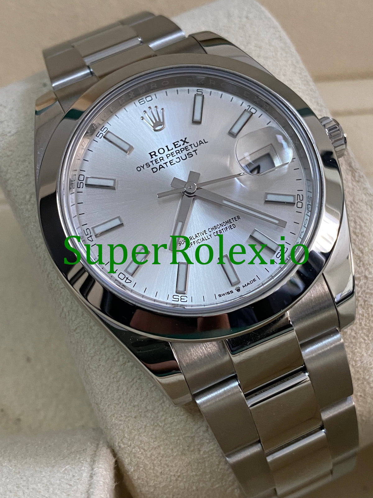 Rolex Datejust 41 Steel Silver Index Dial Ref.126300
