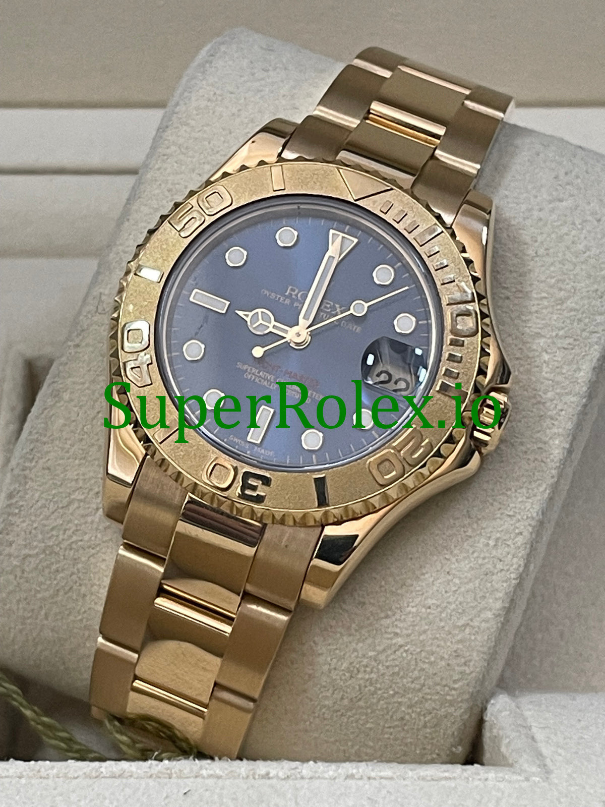 Rolex Yacht-Master 35 Yellow Gold Lady - Ref.168628