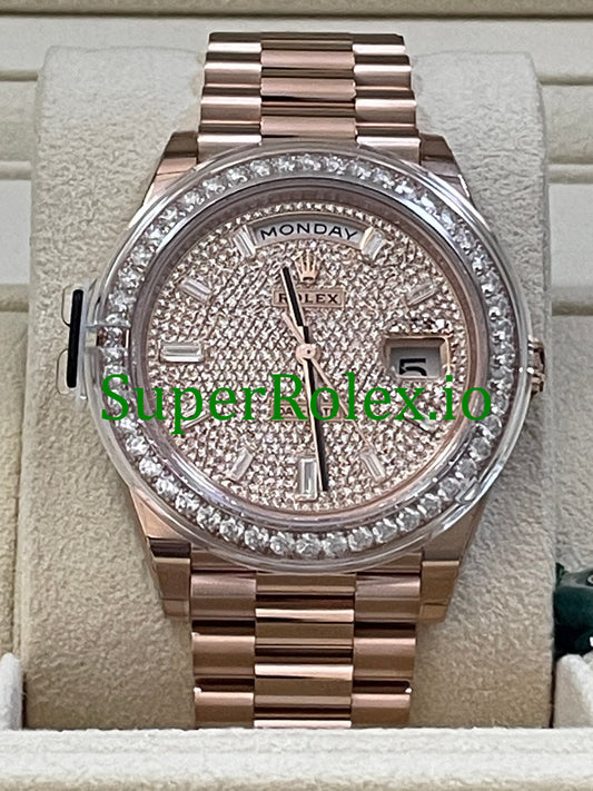 Rolex Day-Date 40MM Ref.228345RBR - Diamond Paved Dial