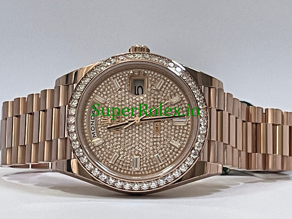 Rolex Day-Date 40MM Ref.228345RBR - Diamond Paved Dial