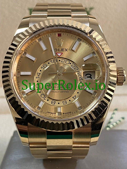 Rolex Sky-Dweller Yellow Gold Ref.336938 - Oyster Bracelet
