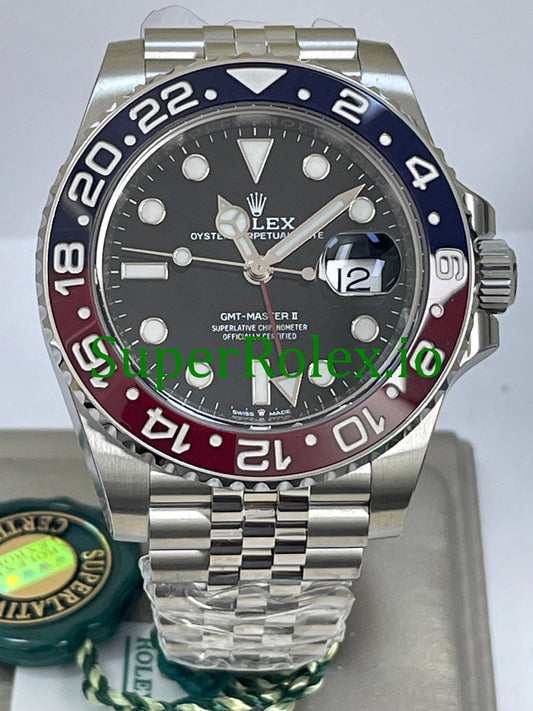 Rolex GMT-Master II Steel Jubilee Ref.126710BLRO - Black Dial