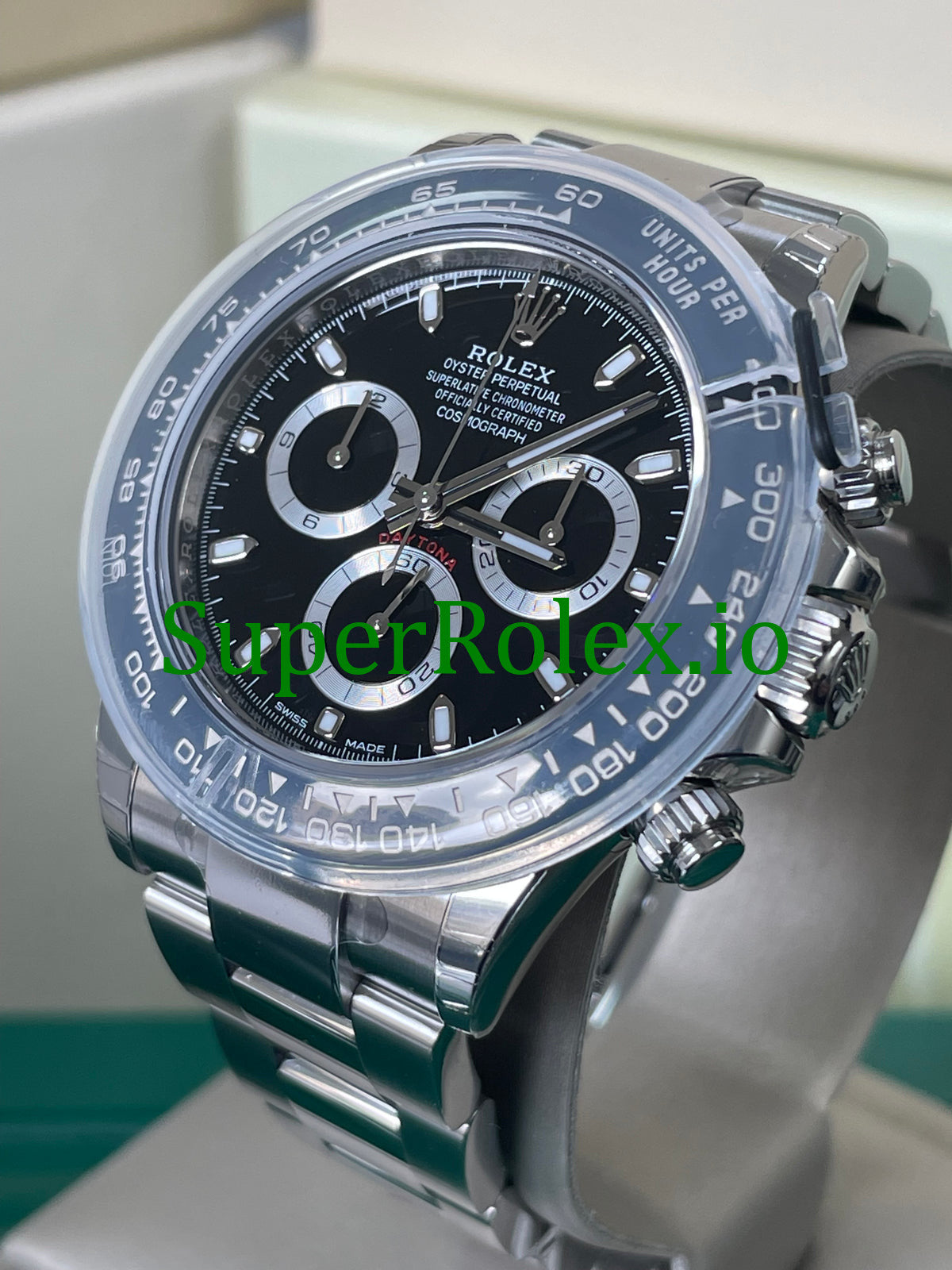 Rolex Cosmograph Daytona 40 Steel Black Index Dial Ref.116500LN