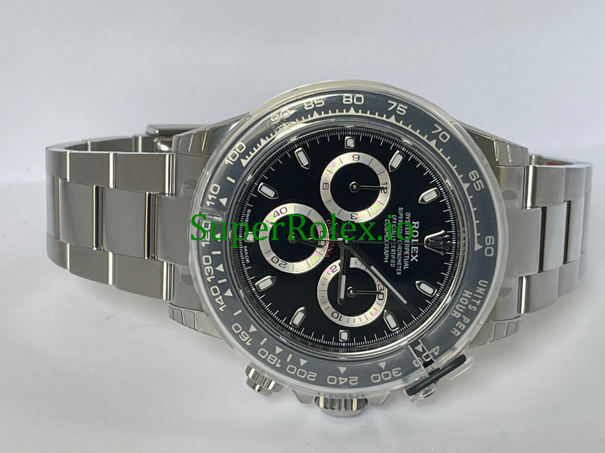 Rolex Cosmograph Daytona 40 Steel Black Index Dial Ref.116500LN