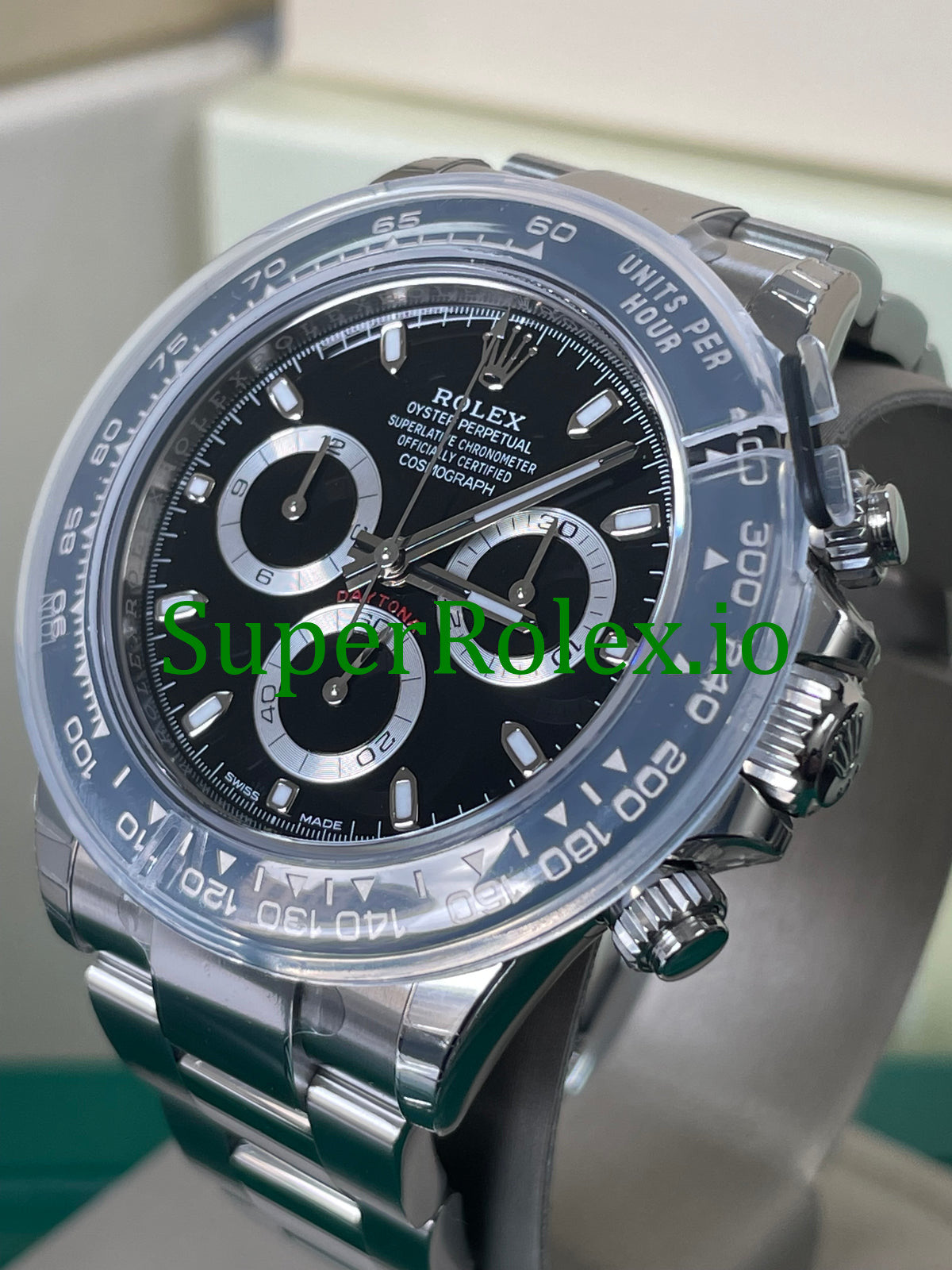 Rolex Cosmograph Daytona 40 Steel Black Index Dial Ref.116500LN