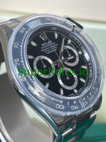 Rolex Cosmograph Daytona 40 Steel Black Index Dial Ref.116500LN