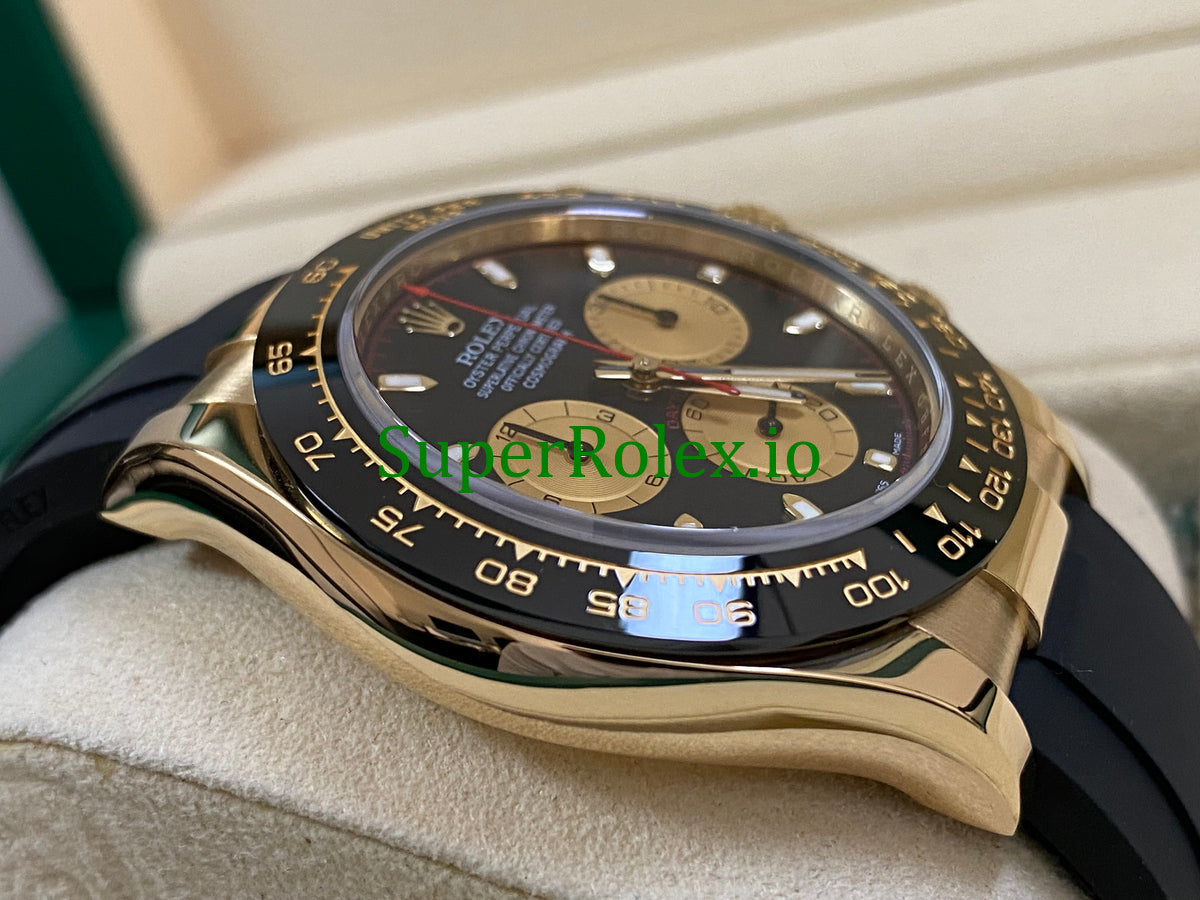 Rolex Cosmograph Daytona 40 Yellow Gold Black Index Dial Ref.116518LN