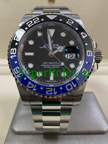 Rolex GMT-Master II 40mm Steel Oyster Ref.116710BLNR - Black Dial