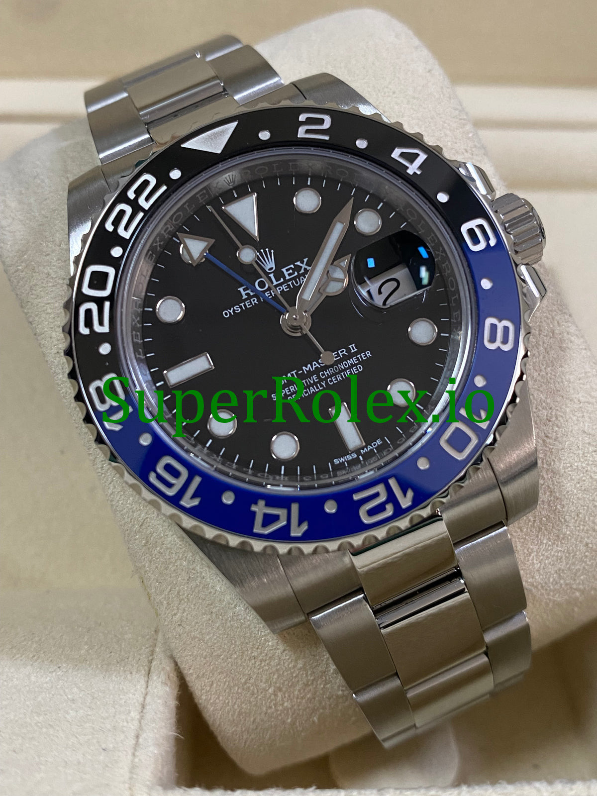 Rolex GMT-Master II 40mm Steel Oyster Ref.116710BLNR - Black Dial