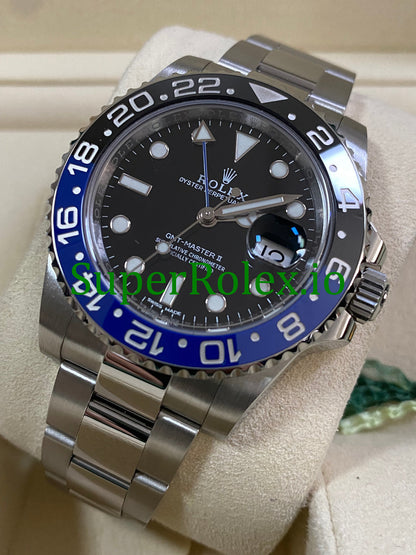 Rolex GMT-Master II 40mm Steel Oyster Ref.116710BLNR - Black Dial