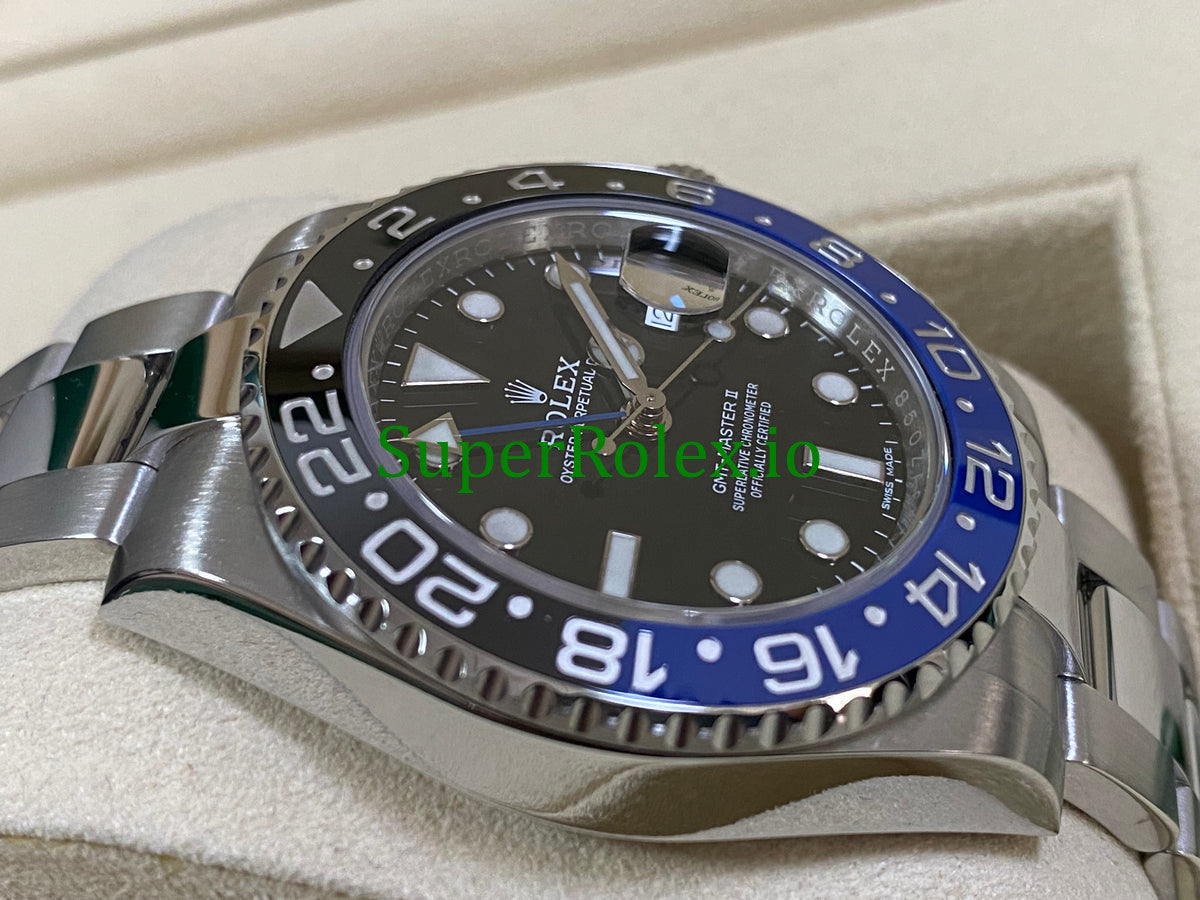 Rolex GMT-Master II 40mm Steel Oyster Ref.116710BLNR - Black Dial