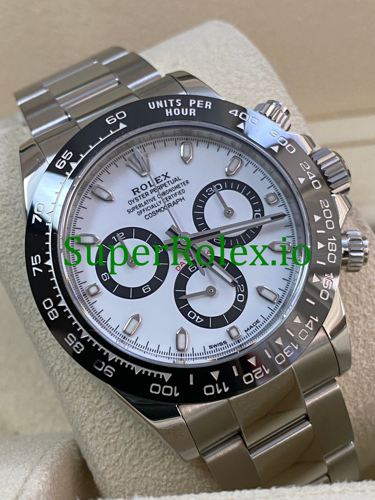Rolex Cosmograph Daytona 40 Steel White Index Dial Ref.116500LN