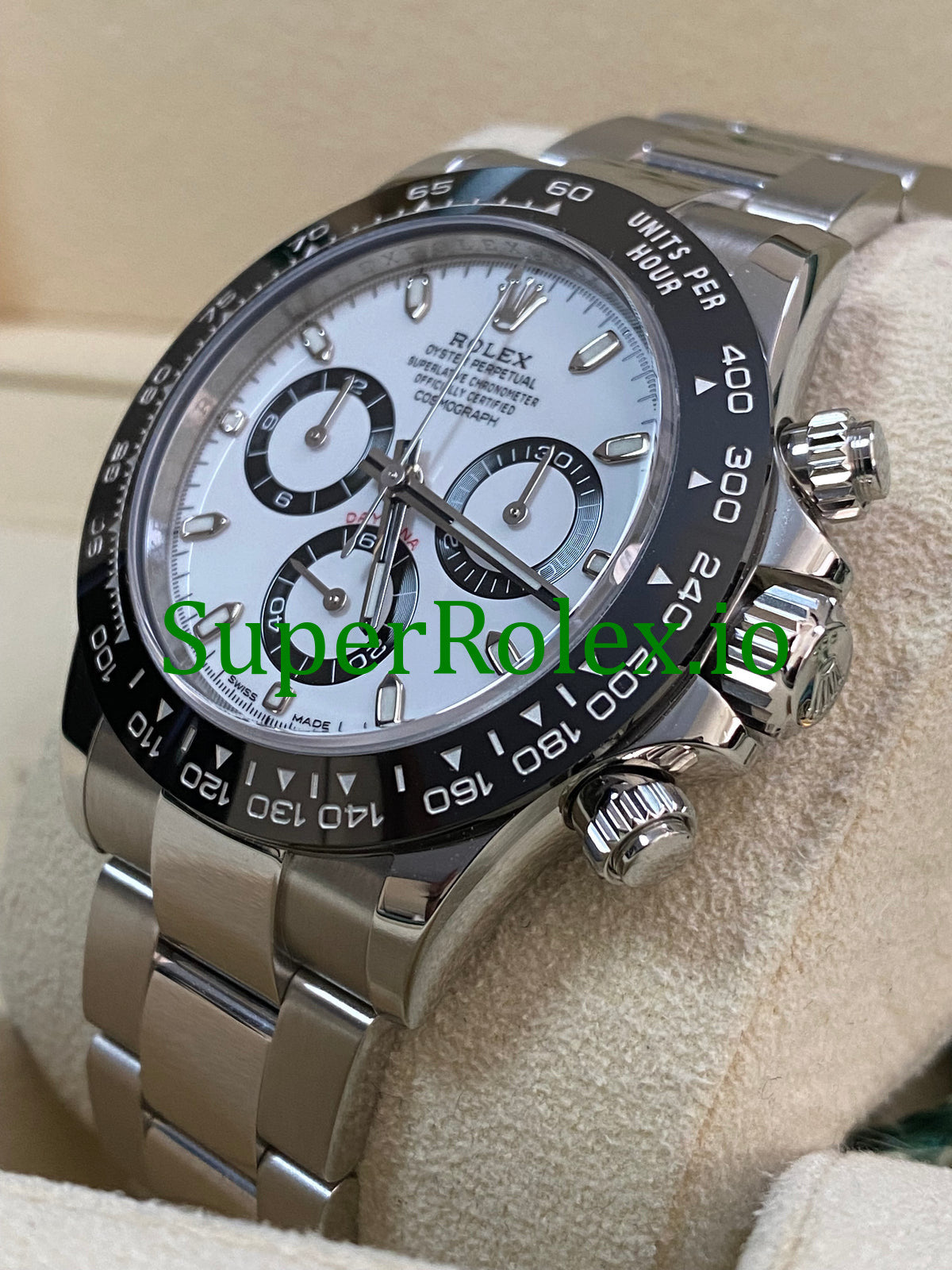 Rolex Cosmograph Daytona 40 Steel White Index Dial Ref.116500LN
