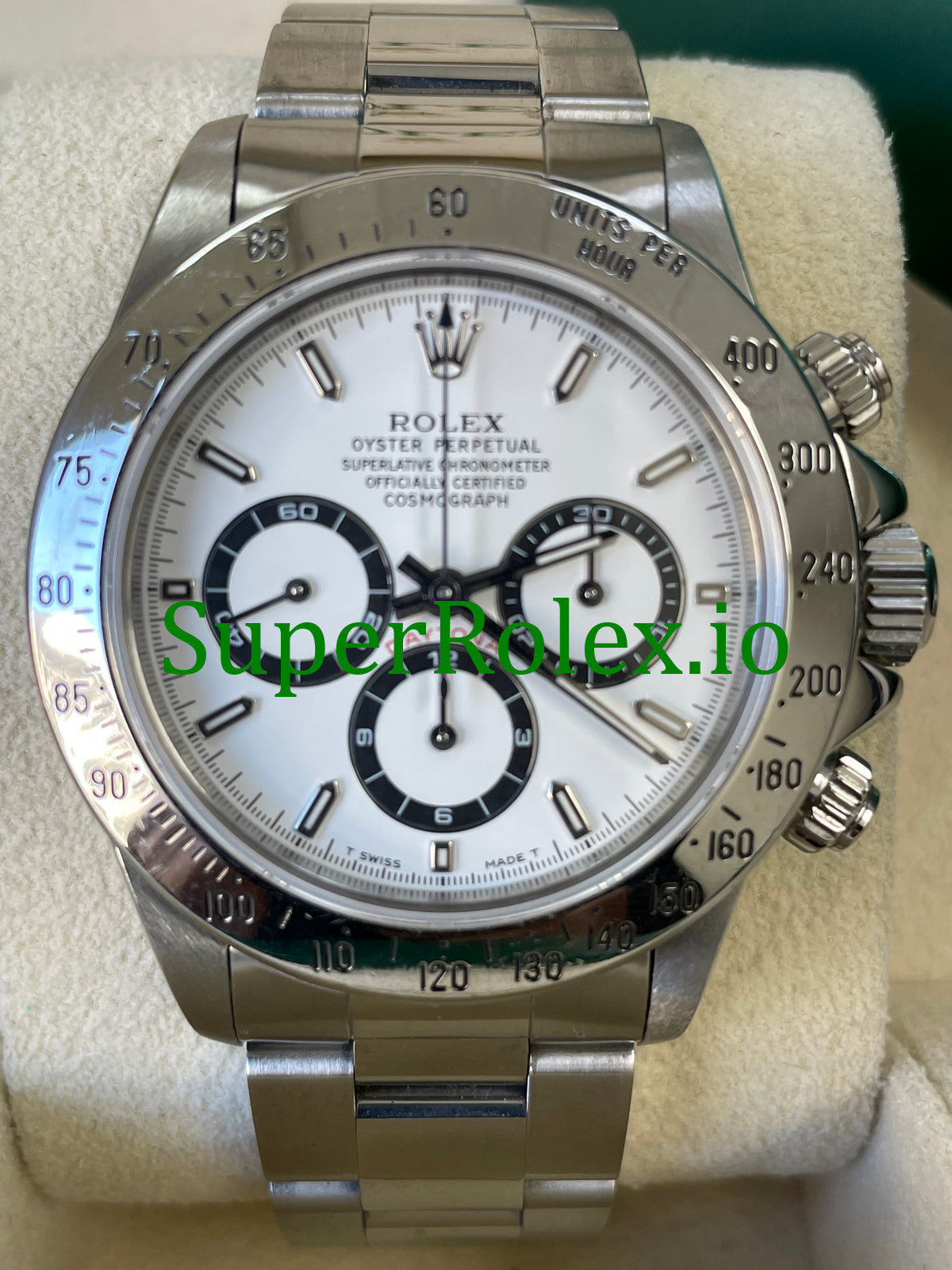 Rolex Cosmograph Daytona 40MM Zenith White Ref.16520