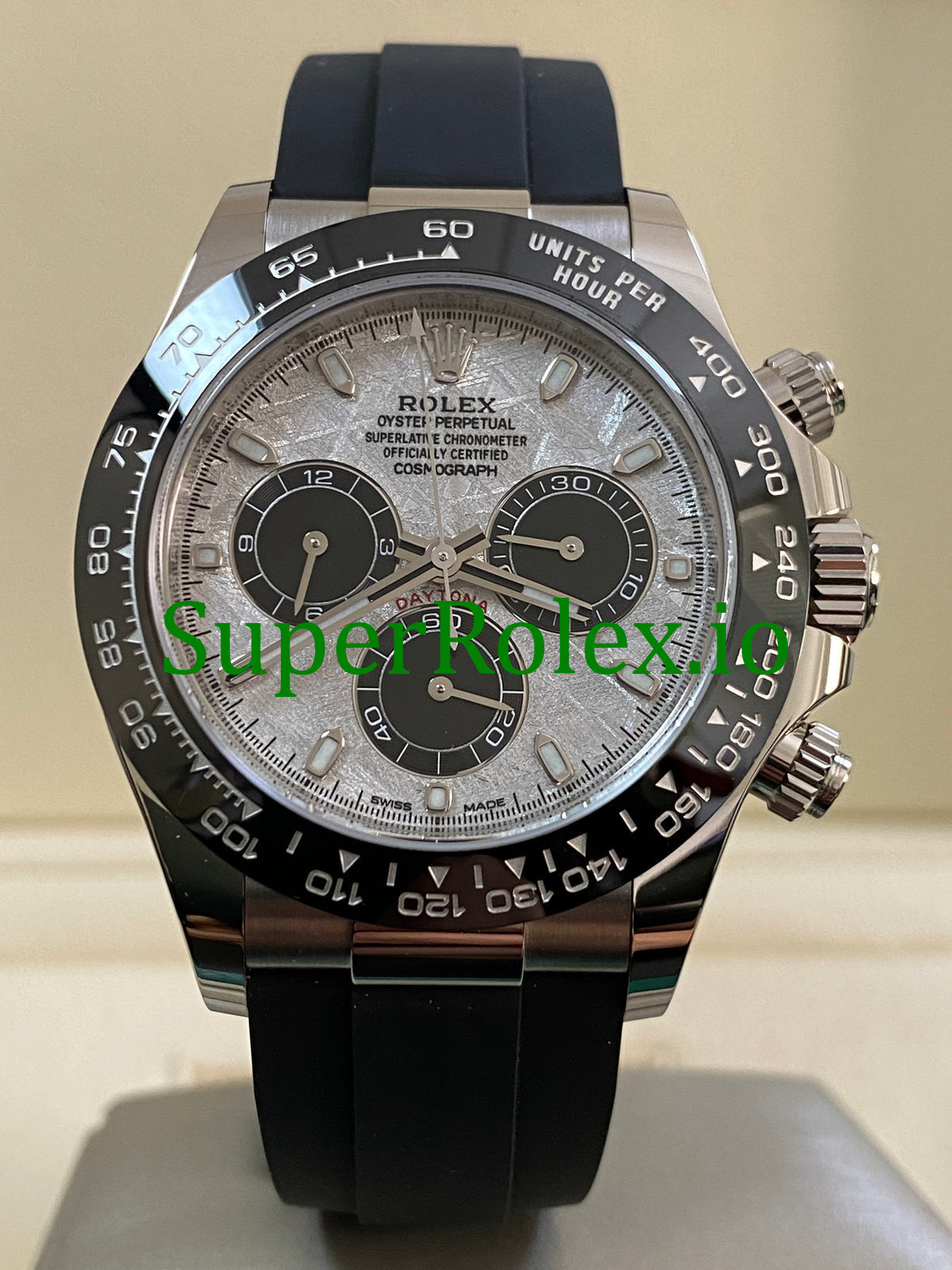 Rolex Cosmograph Daytona 40 White Gold Meteorite Dial Ref.116519LN