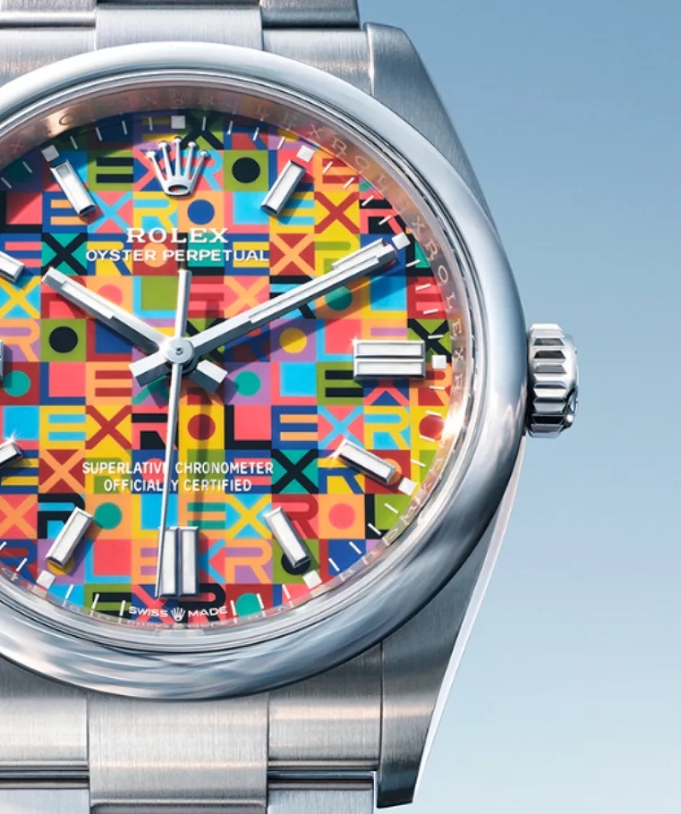 Rolex Oyster Perpetual 36 Jubilee dial replica watch